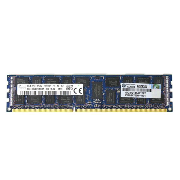 8Gb HP Hynix RAM HMT31GR7EFR4A-H9 240-Pin ECC Memory Module