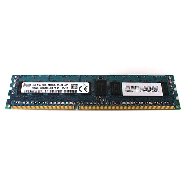 Hynix 4GB PC3-14900 HMT351R7EFR4C-RD 712381-571 - Click Image to Close