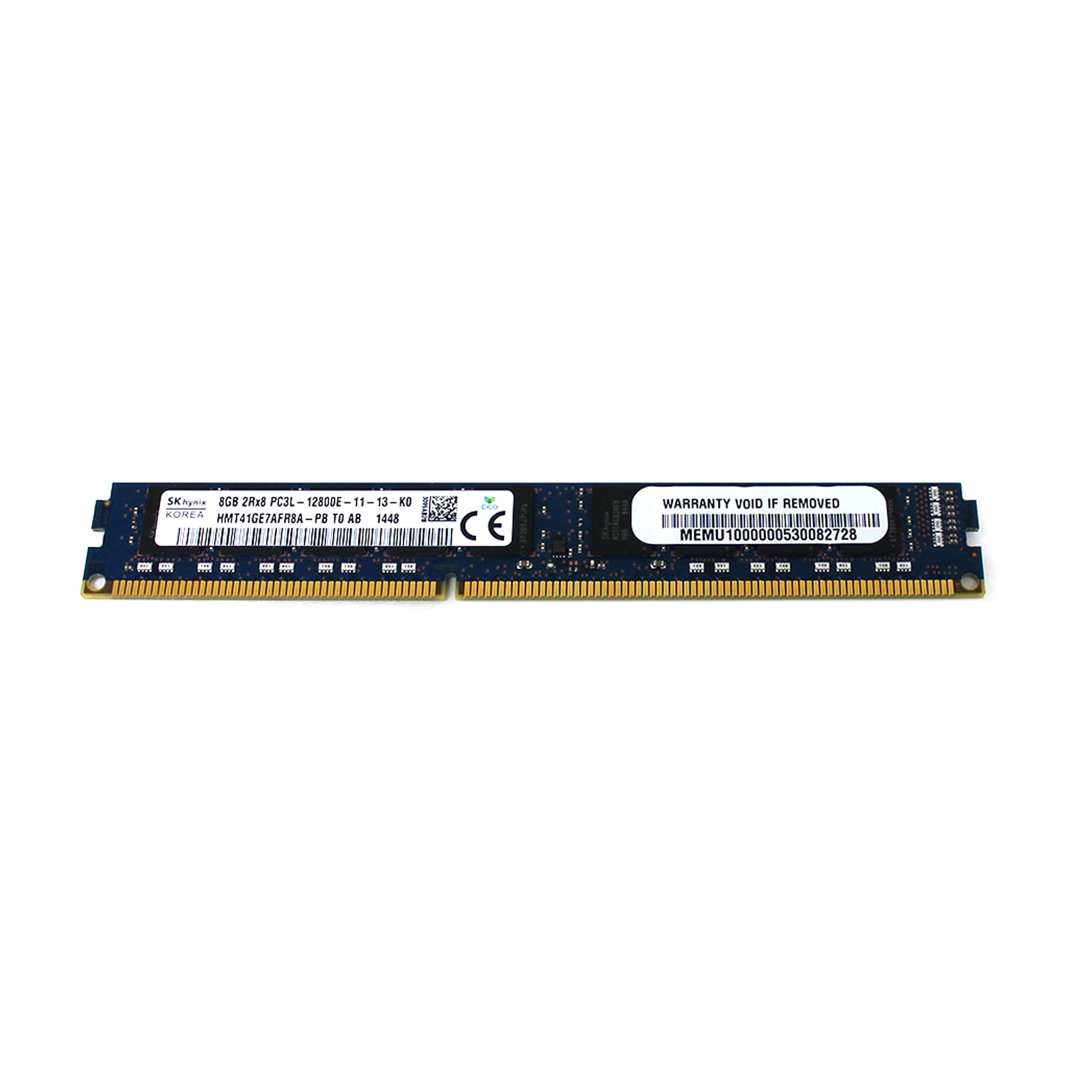 Hynix 8GB PC3-12800 DDR3-1600MHz Dual Rank Memory Module HMT41GE