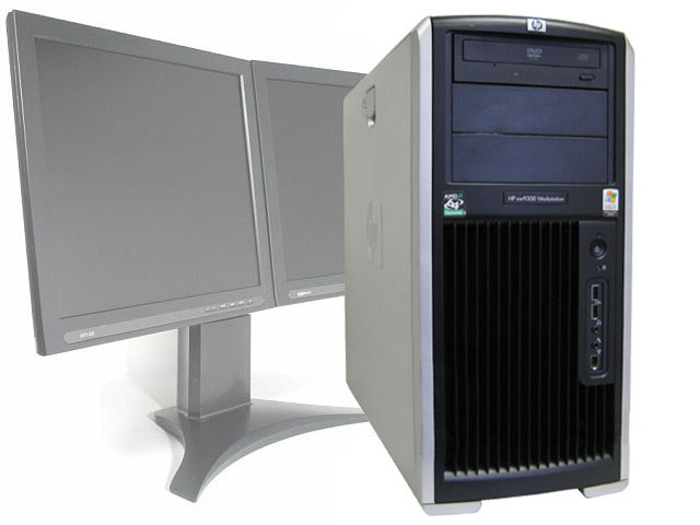 HP XW9300 Workstation Two Opteron CPU's 2.4GHz/4GB/80GB/FX 3700