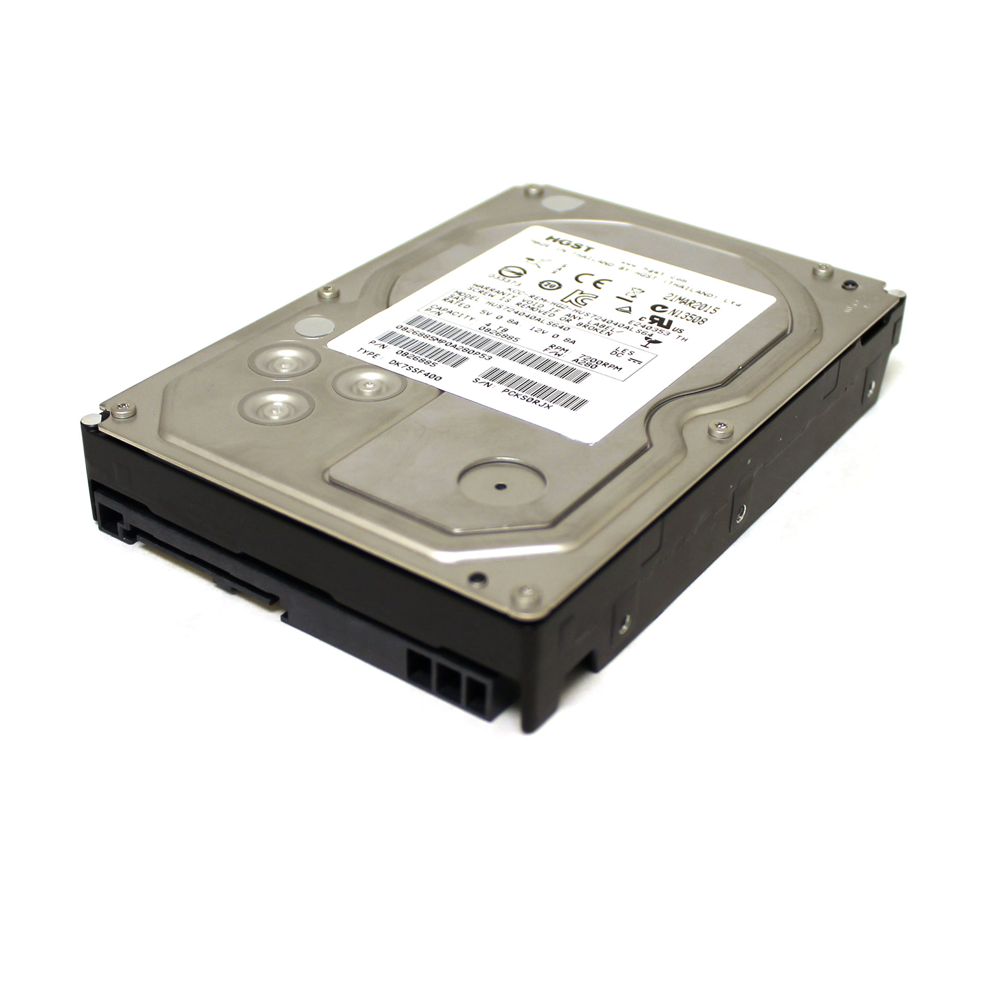 HGST Hitachi Hard Drive 4TB 3.5 Ultrastar 7K4000 HUS724040ALS640 - Click Image to Close