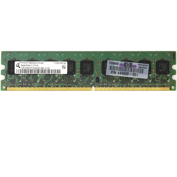 Qimonda 1GB PC2-6400 DDR2 240p DIMM Memory HYS72T128020EU-2.5-B2 - Click Image to Close