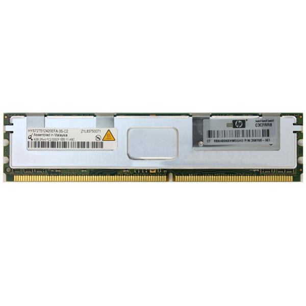 Qimonda HP 4GB DDR2 PC2-5300 2Rx4 Memory Module 398708-061 - Click Image to Close