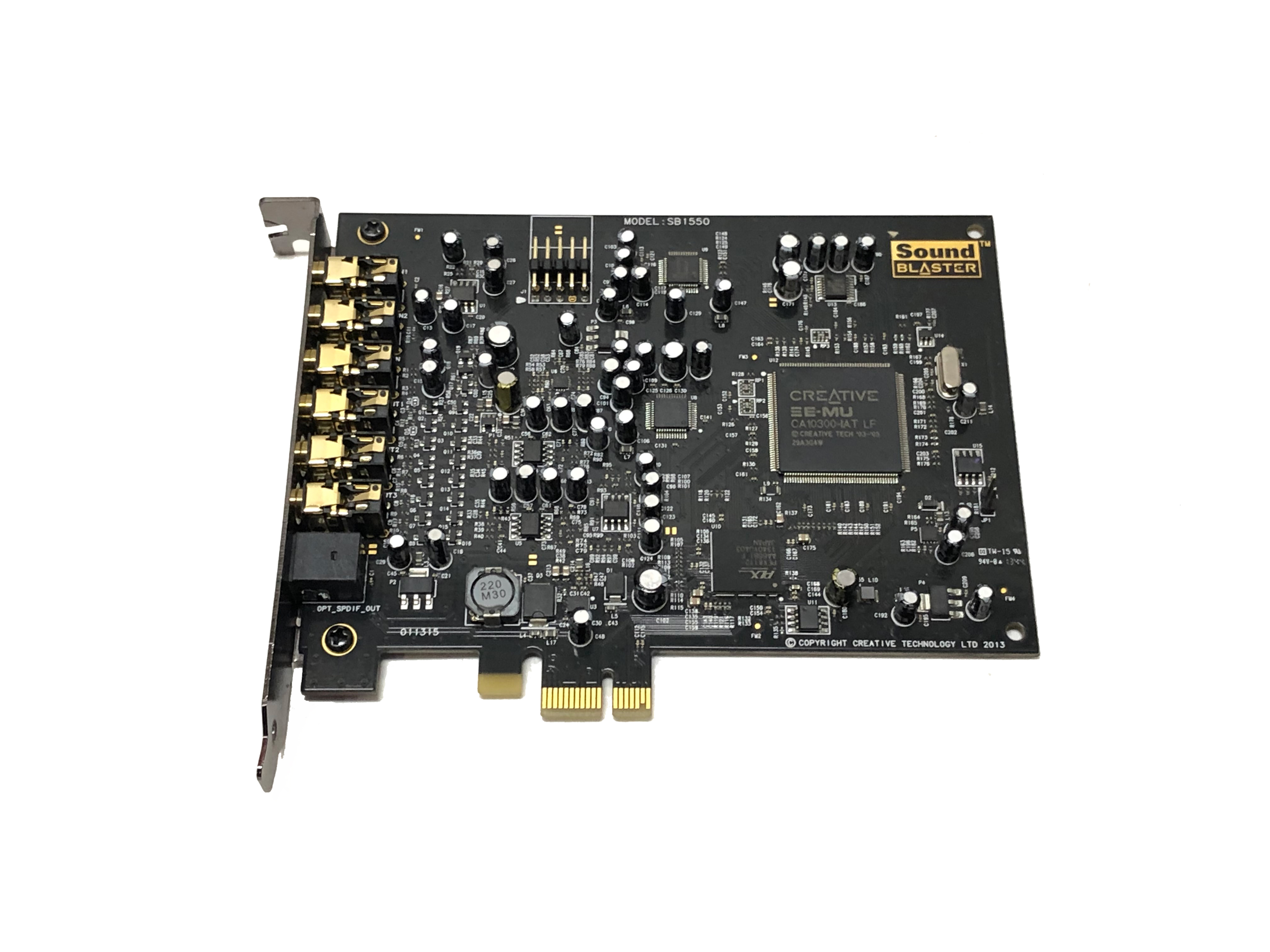 Creative Technology Sound Blaster SB1550 Audigy RX 7.1 CA10300-IAT LF - Click Image to Close