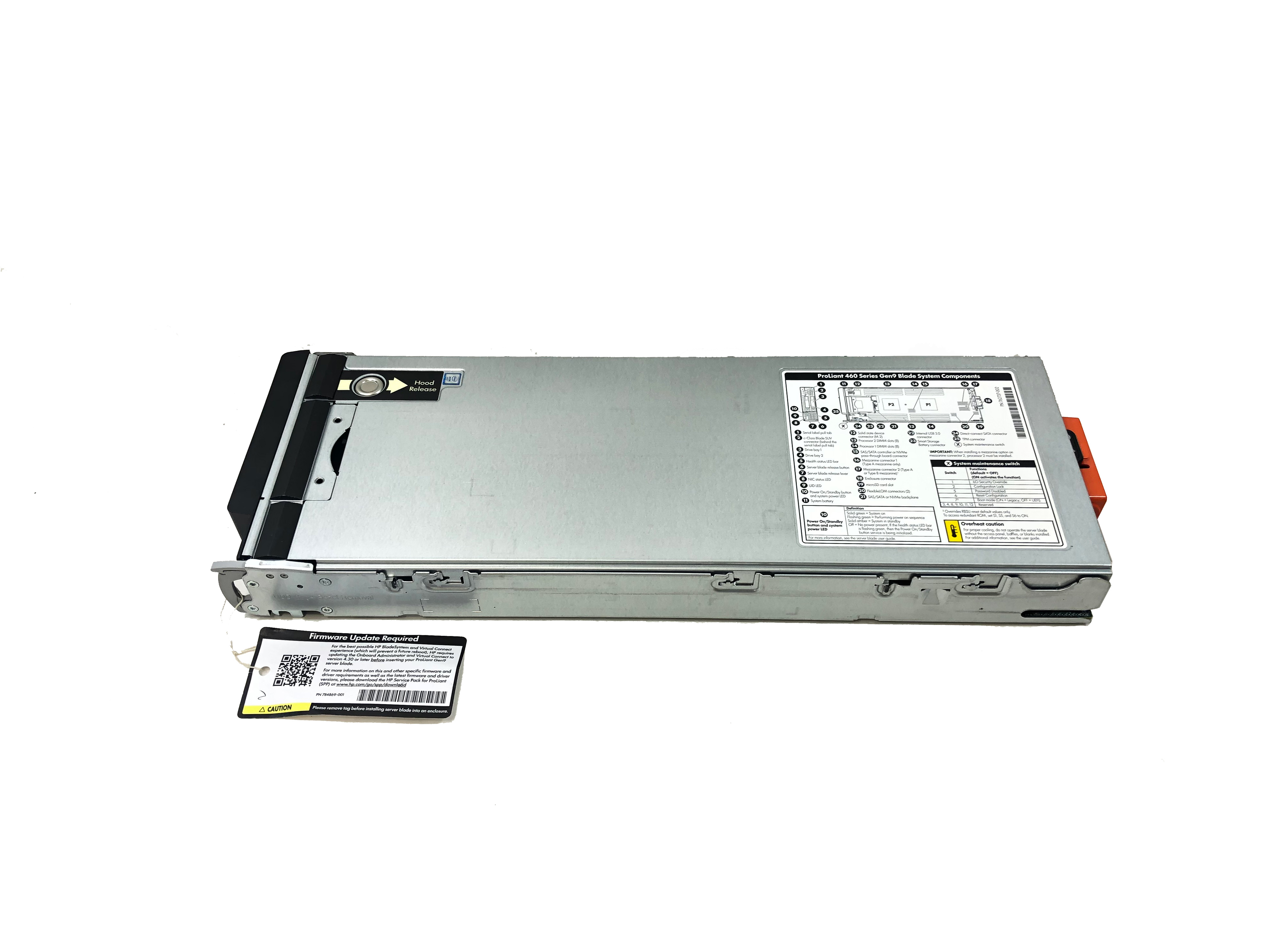 HP ProLiant BL460c Gen9 2 x Xeon E5-2660v4 2.0GHz RAM 128GB no HDD 813196-B21 - Click Image to Close