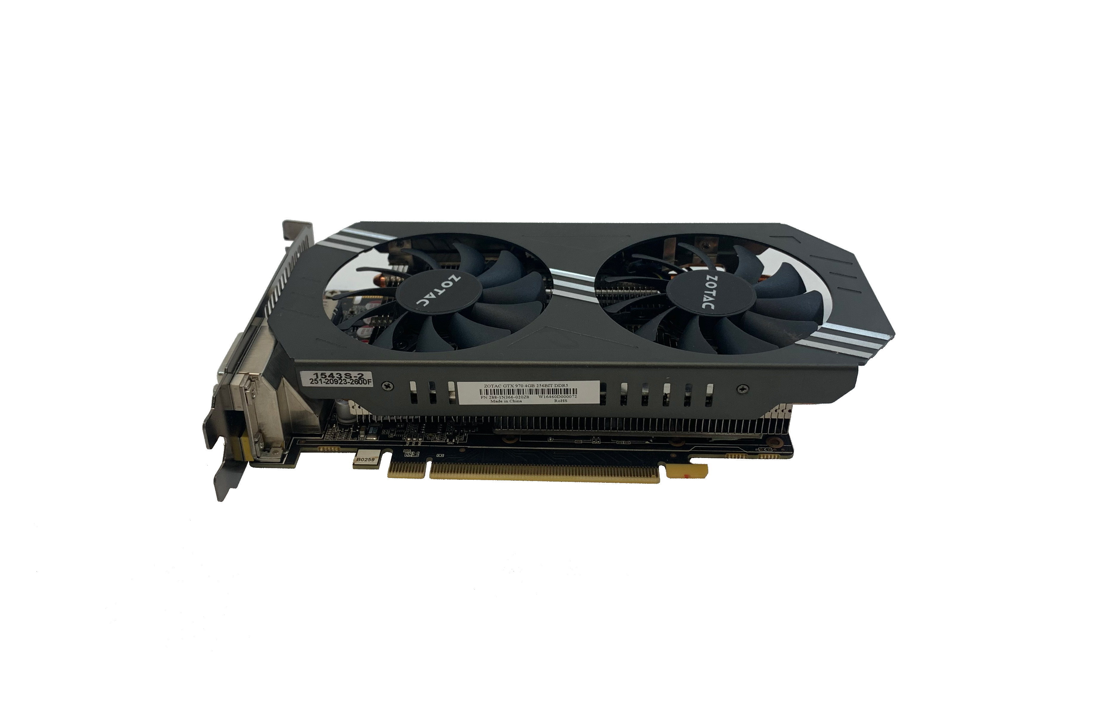 Zotac GeForce GTX970 PCI-E x16 4GB 256bit GDDR5 DL-DVI/HDMI/DP 288-1N366-040Z8