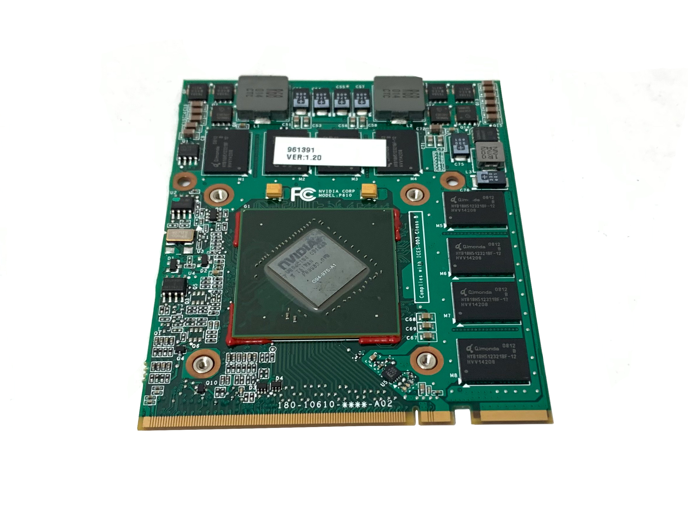 HP nVIDIA Quadro FX2700M 512MB For 8730w P610 Mobile VC G94-975-A1 499342-001