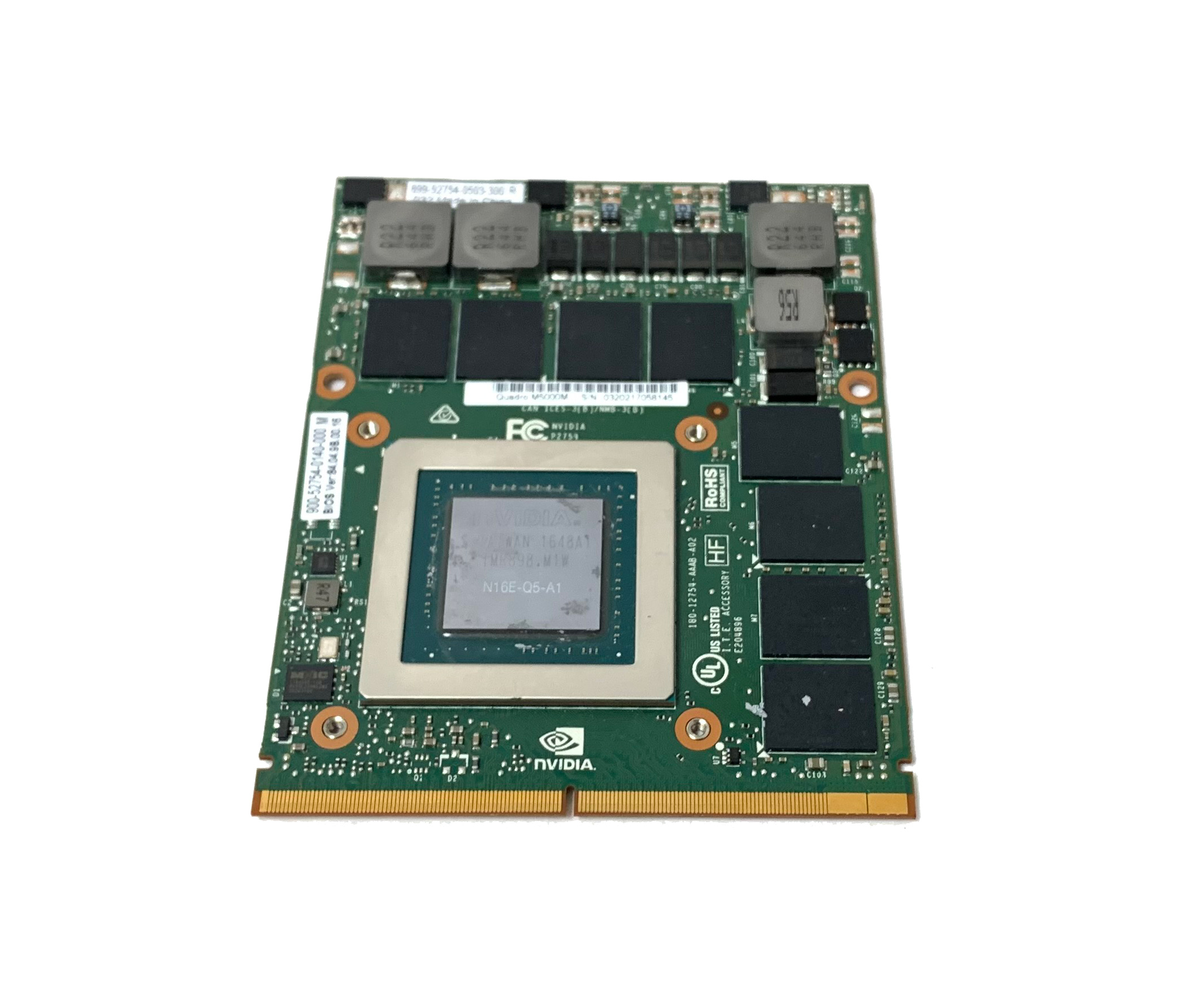 Dell nVIDIA Quadro M5000M 8GB GDDR5 MXM 3.0 Mobile Graphic Card 1JY2V N16E-Q5-A1 - Click Image to Close