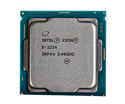 Intel Xeon E-2224 3.4GHz quad cores SRFAV Sockets FCLGA1151