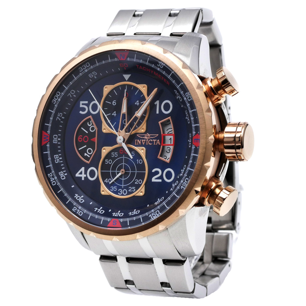 Invicta Aviator Chronograph Blue Dial Men's Watch 17203