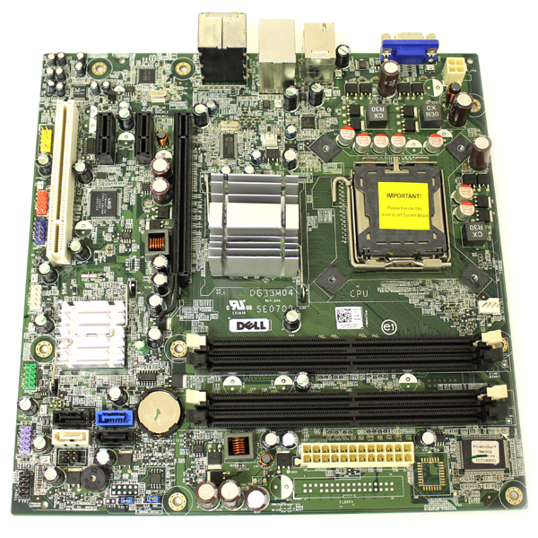 Dell DG33M04 K068D Motherboard SystemBoard LGA775 Intel G33 DDR2