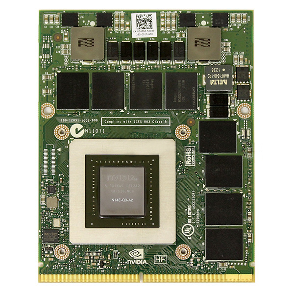 Nvidia Quadro K4000M 4GB GDDR5 MXM Video Card HP 689281-001 - Click Image to Close