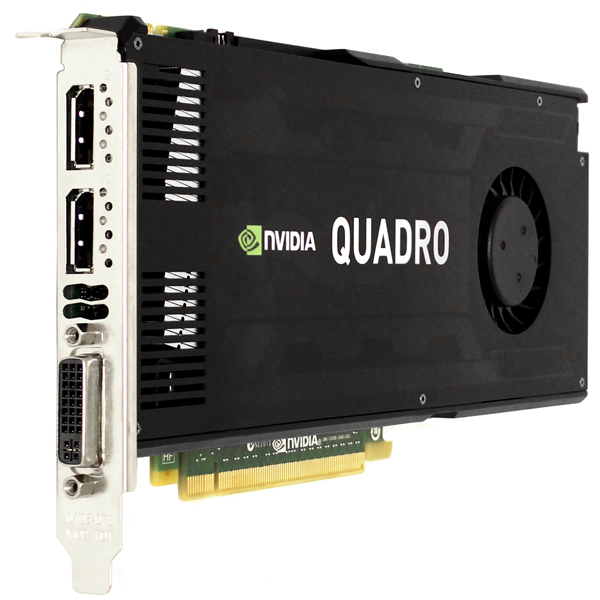 PNY Nvidia Quadro K4000 3GB GDDR5 GPU Graphics Card VCQK4000-PB - Click Image to Close