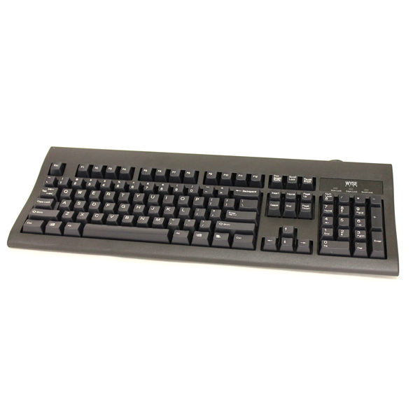 Wyse KU-8933 Standard Keyboard 104-Key USB Black with PS/2 Port