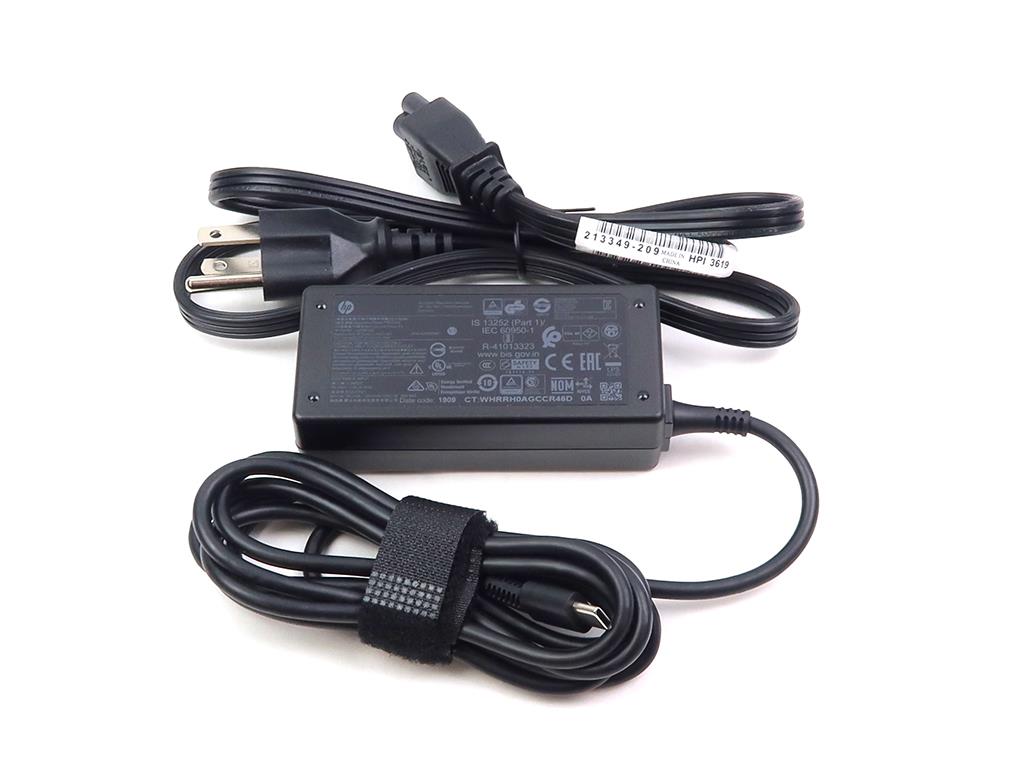 LiteOn USB C 45W AC Adapter for HP Elite X2 G1 G2 Chromebooks PA-1450-33HS TPN-LA19/TPN-CA20