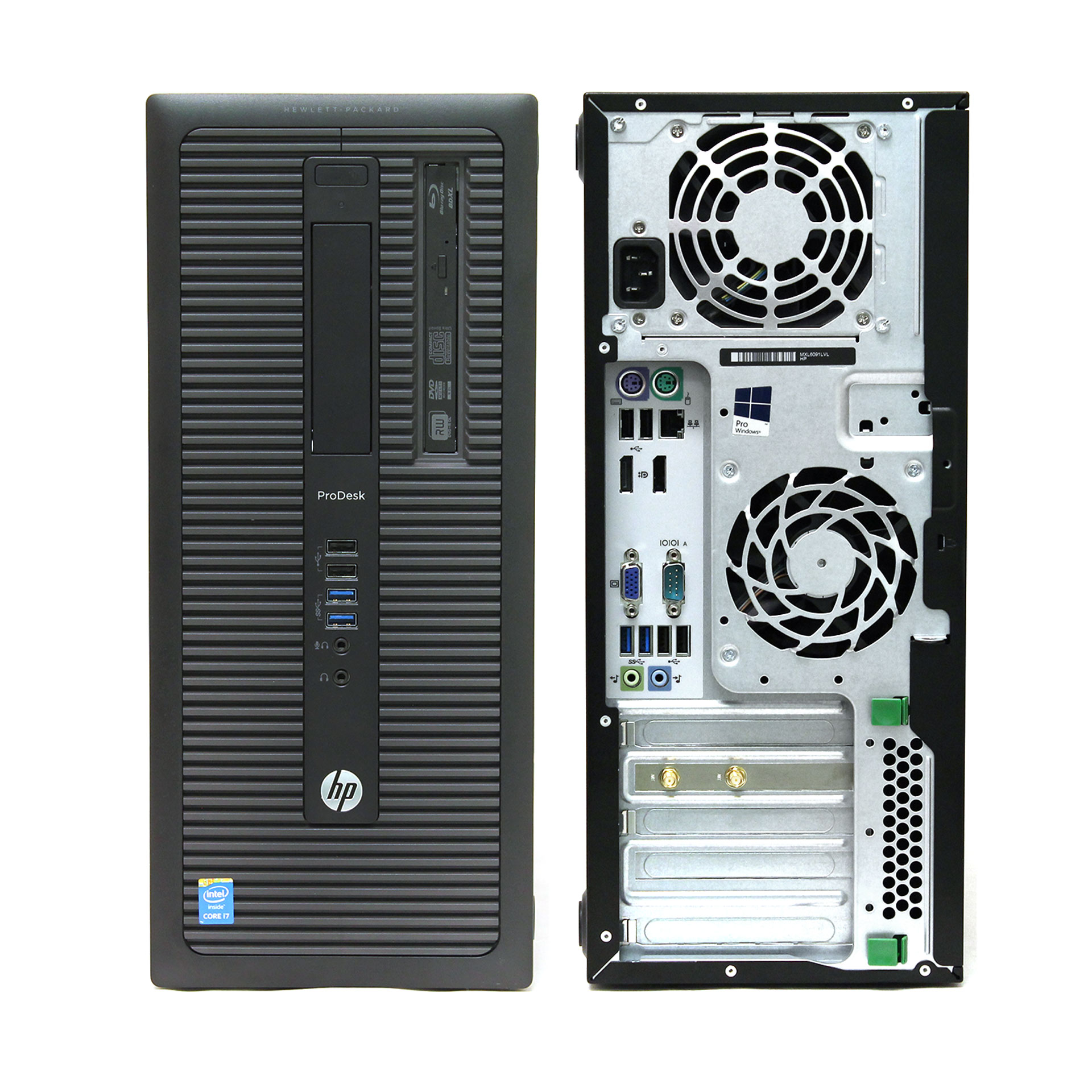 HP ProDesk 600 G1 i7-4790 256GB SSD 16GB BD Burner M0Y85US#ABA - Click Image to Close