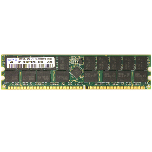 2GB Samsung PC-3200 DDR ECC REG Memory RAM M312L5720CZ0-CCC
