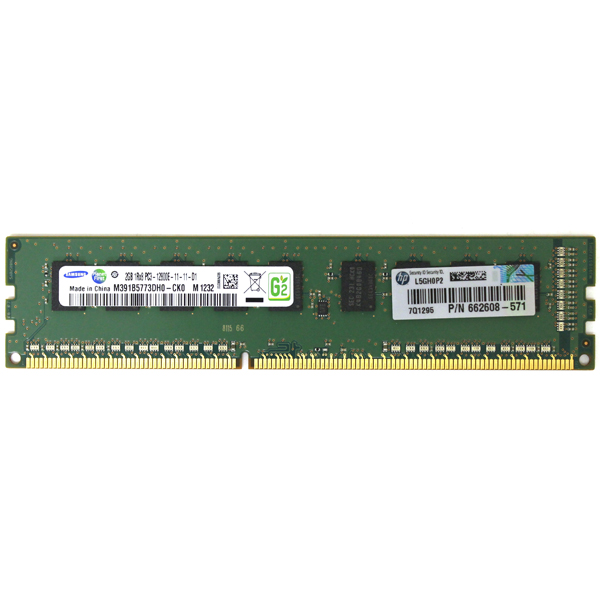 Samsung 2GB PC3-12800 M391B5773DH0-CK0 DDR3 Memory HP 662608-571