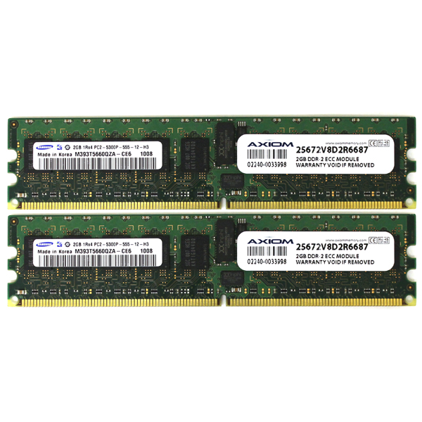 2x4GB 8GB EM08-8202 IBM 720 Power7 E4D Memory DIMMs 