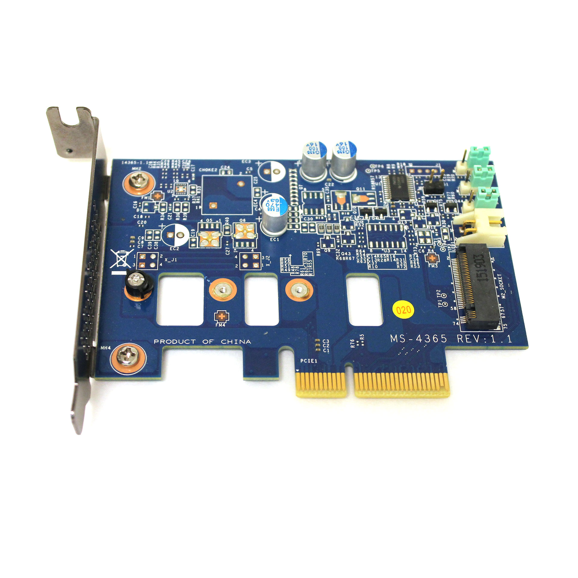 HP SSD PCI-e To M.2 Controller Adapter Card 742006-002 MS-4365 - Click Image to Close