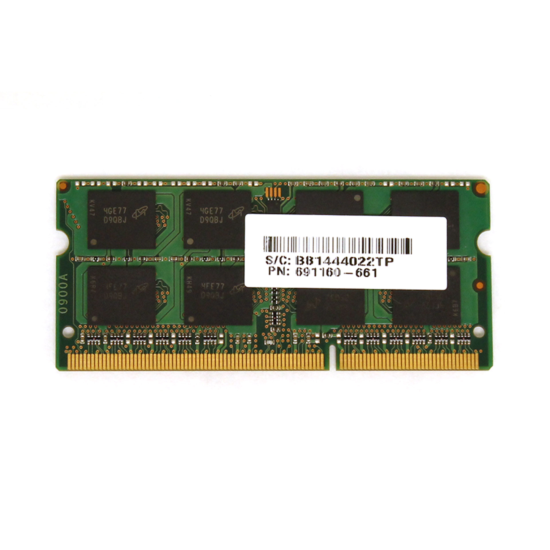 8GB Micron MT16KTF1G64HZ-1G6E1 PC12800 SODIMM 204Pin, 691160-661 - Click Image to Close