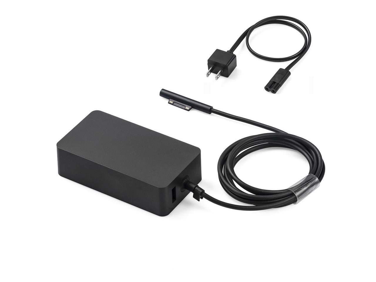 Original Microsoft Surface 65w Power Supply Charger 4a 15v Surface Pro 3, Surface Pro 4, and Surface Book 1706 Black