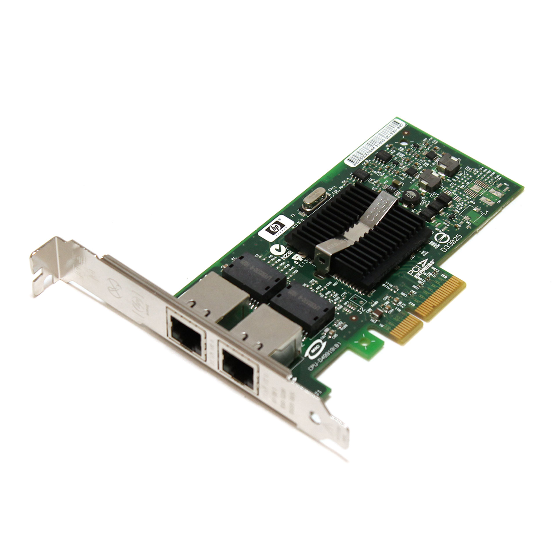 HP NC360T Dual Port 10/100/1000Base-T NIC HSTNS-BN16 412646-001 - Click Image to Close