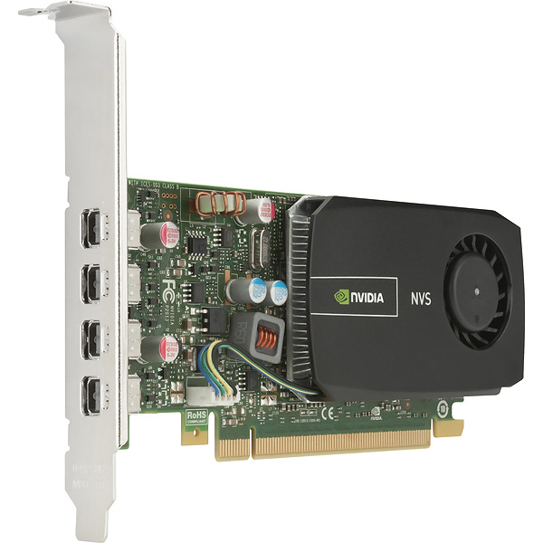 4K nVidia Quadro NVS 510 PCIe x16 2GB DDR3 miniDP Video Card - Click Image to Close