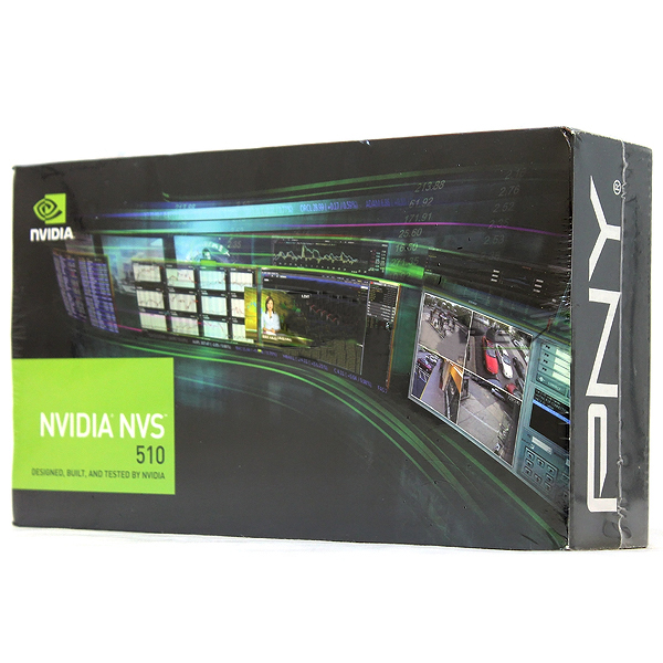 4K PNY NVidia Quadro NVS 510 PCIe 2GB Video Card VCNVS510DVI-PB