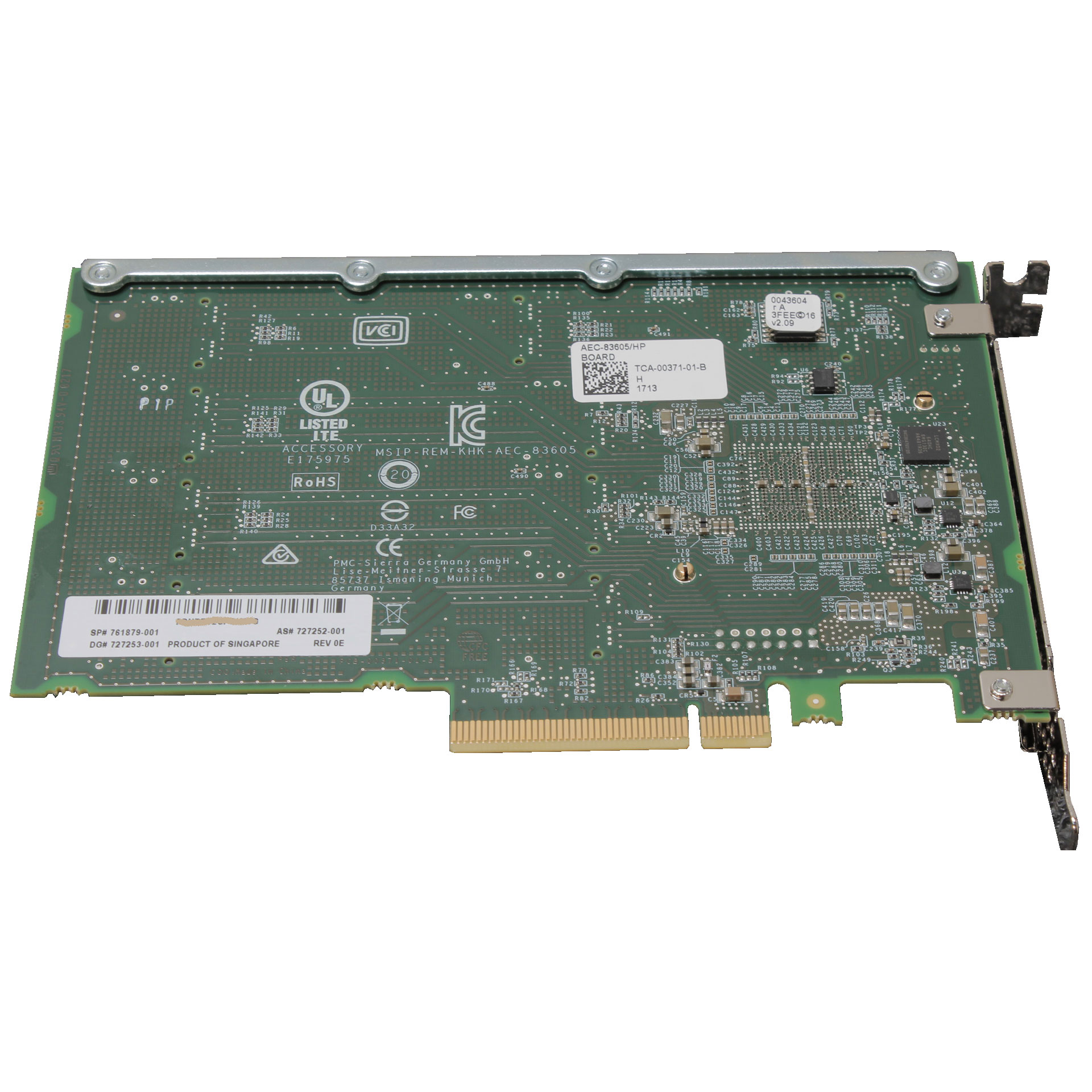 HP 761879-001 SMART ARRAY 12GB PCI-E 3 X8 SAS EXPANDER CARD - Click Image to Close