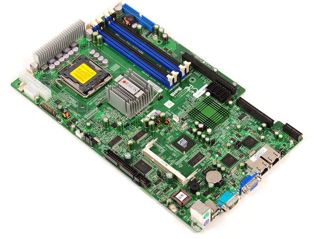 SuperMicro PDSMU 1U SuperServer Motherboard LGA 775 ZIF SATA - Click Image to Close