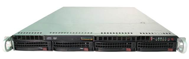 Supermicro X7DBU 1U Server Xeon Eight Core 2.66Ghz/4GB SC815TQ