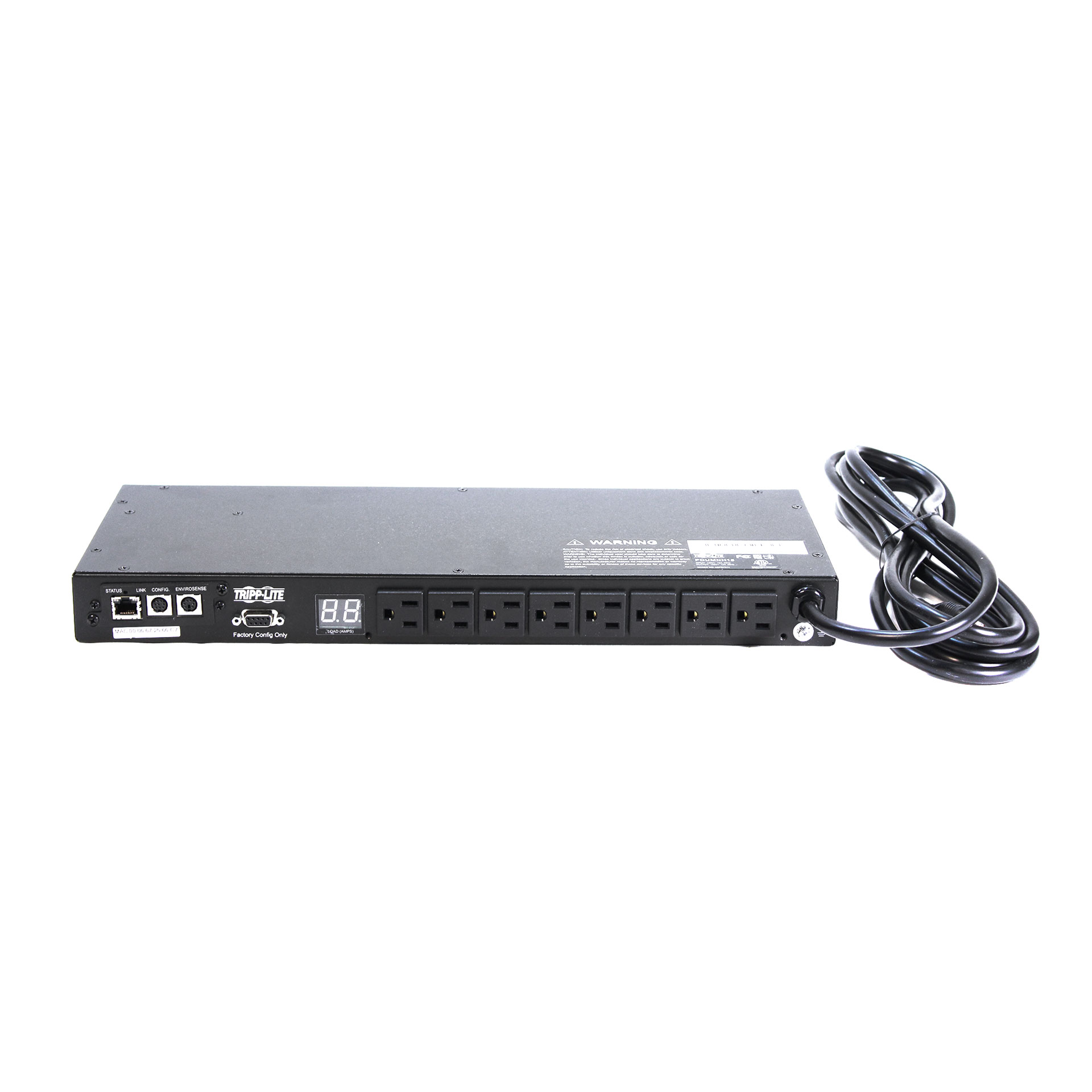 Tripp Lite PDU Monitored PDUMNH15 120V 15A 5-15R 8 Outlet 5-15P - Click Image to Close