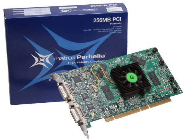 Matrox Parhelia PH-P256F 256MB PCI-X 64-bit Video Graphics Card