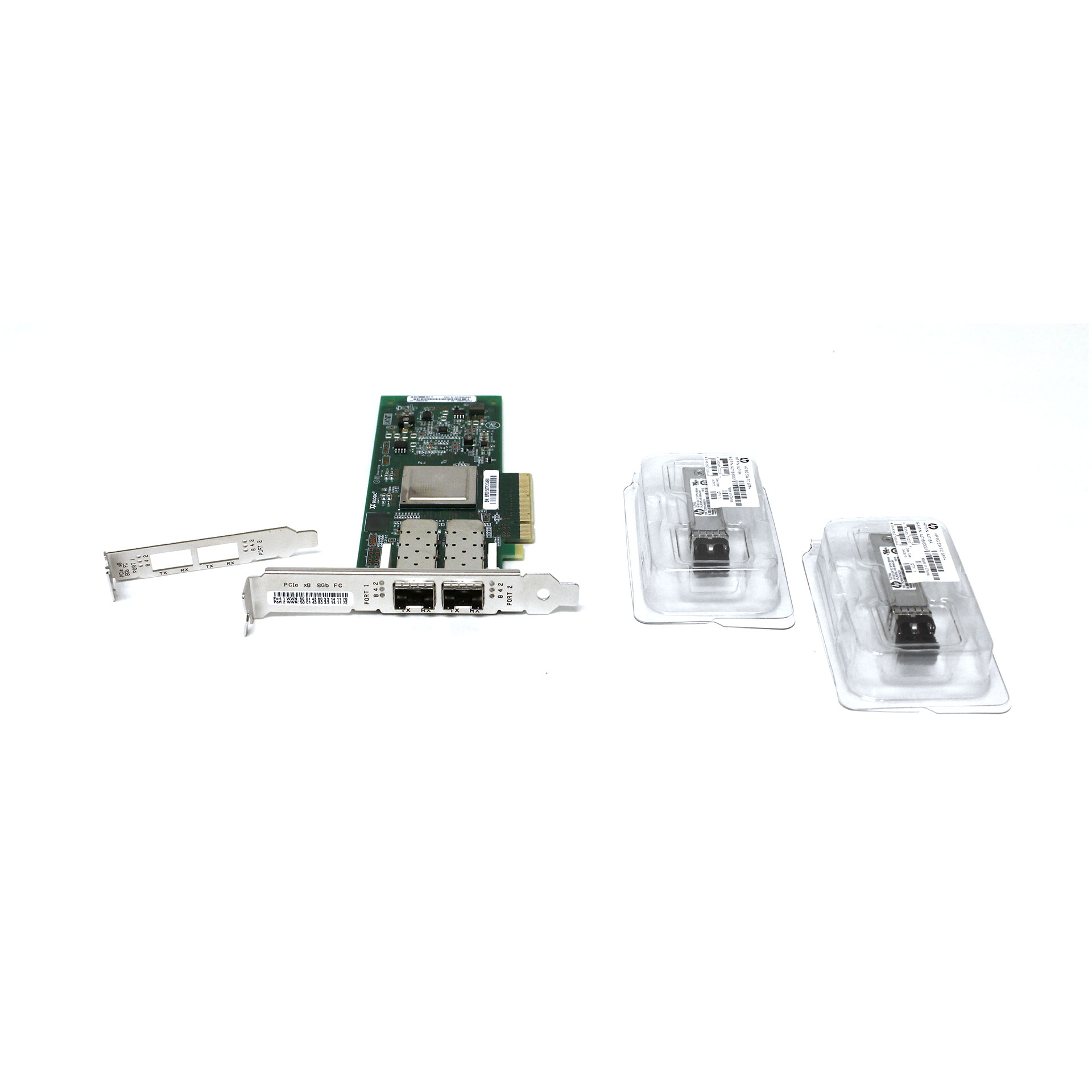 Qlogic QLE2562 Dual Port 8GB Fibre Channel PCIe Host Bus Adapter - Click Image to Close