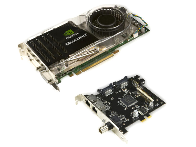 nVidia Quadro FX 4600G 768MB Video Card + G-Sync 2 Add-On Card - Click Image to Close