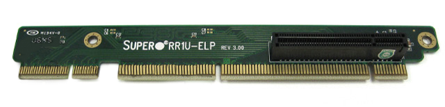 Supermicro RR1U-ELP 1U PCI-E x8 Right Riser Card Board Adapter - Click Image to Close