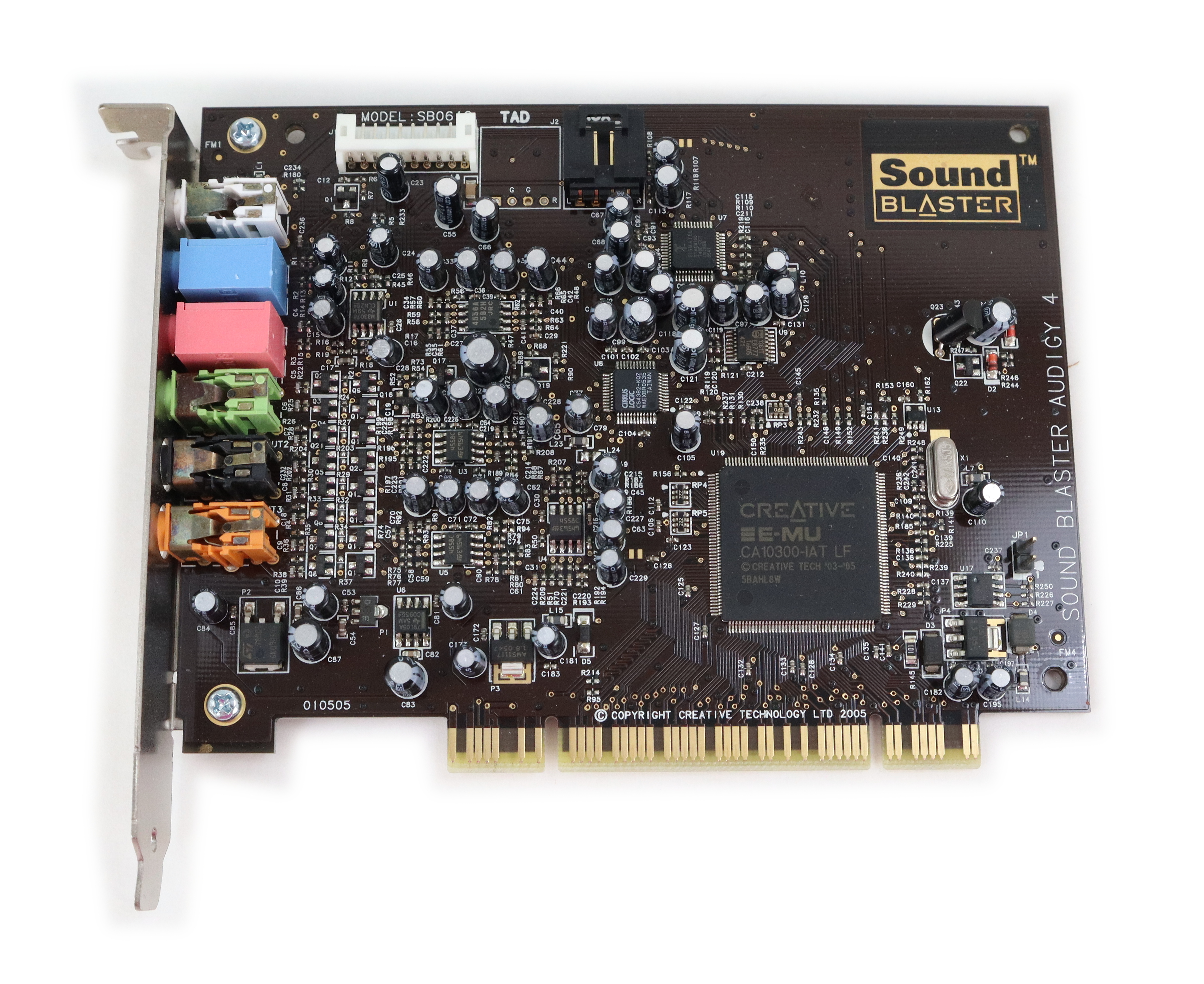 Creative Labs Sound Blaster Audigy 4 Channels 7.1 PCI Sound Card SB0610 - Click Image to Close