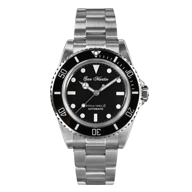 San Martin SN006-G 39mm Vintage Submariner Automatic Diver Watch - Click Image to Close