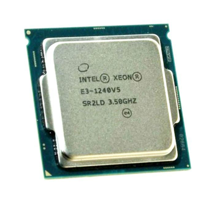 Intel Xeon E3-1240v5 3.5GHz 8M Cache Quadro Cores 0.55V-1.52V Socket FCLGA1151