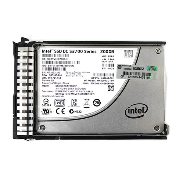 Intel 200GB Solid State Drive SSDSC2BA200G3P