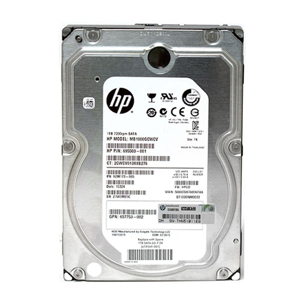 HP Seagate 1TB MB1000GCWCV SATA 3.5" 9ZM173-065 657753-002 HDD - Click Image to Close