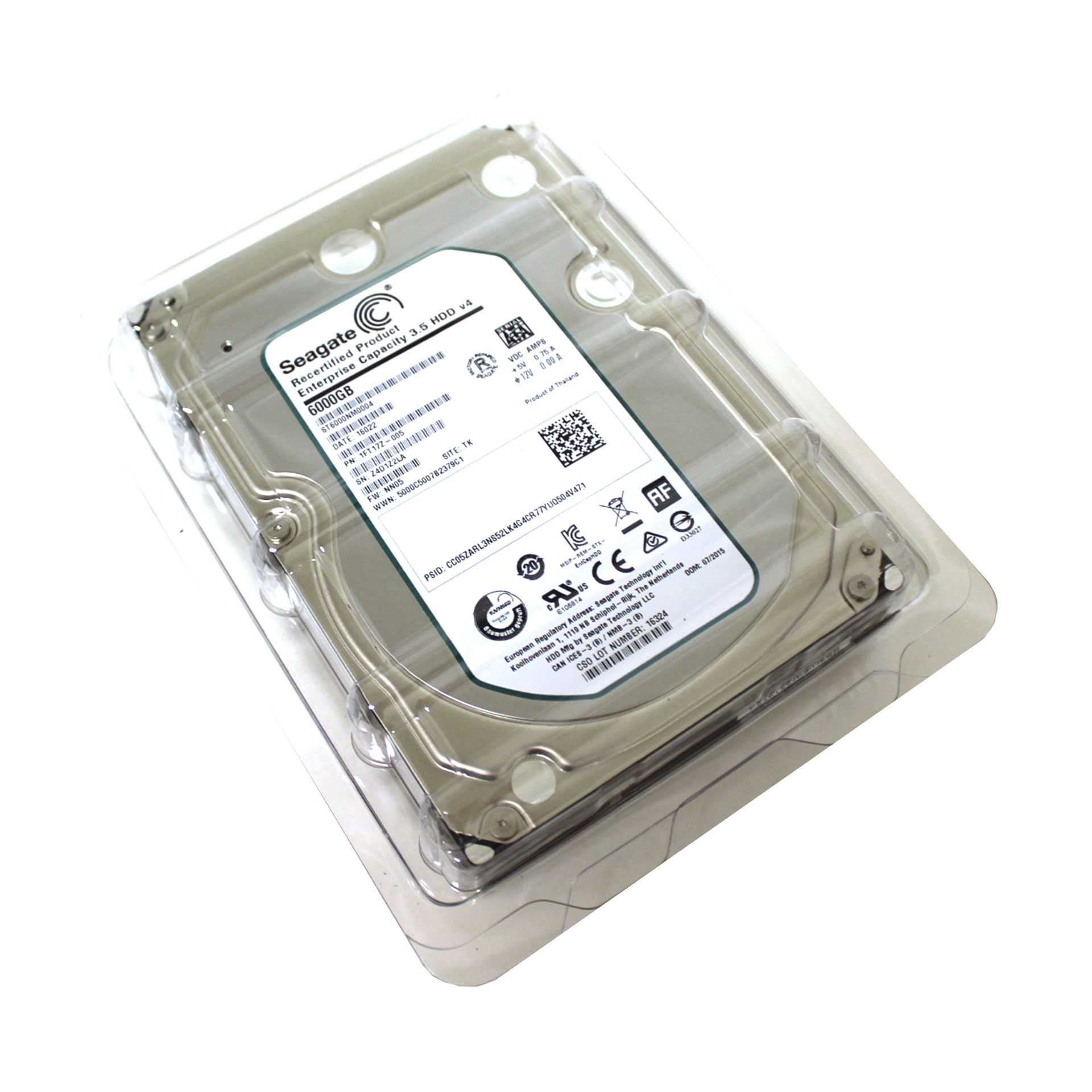 Seagate Enterprise HDD 6TB ST6000NM0004 3.5" SATA 6.0Gb/s 7.2K