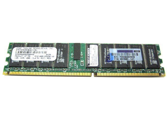 1GB Smart Modular PC2100 266MHz DDR ECC REG SM5722845D8E8CHIBH - Click Image to Close