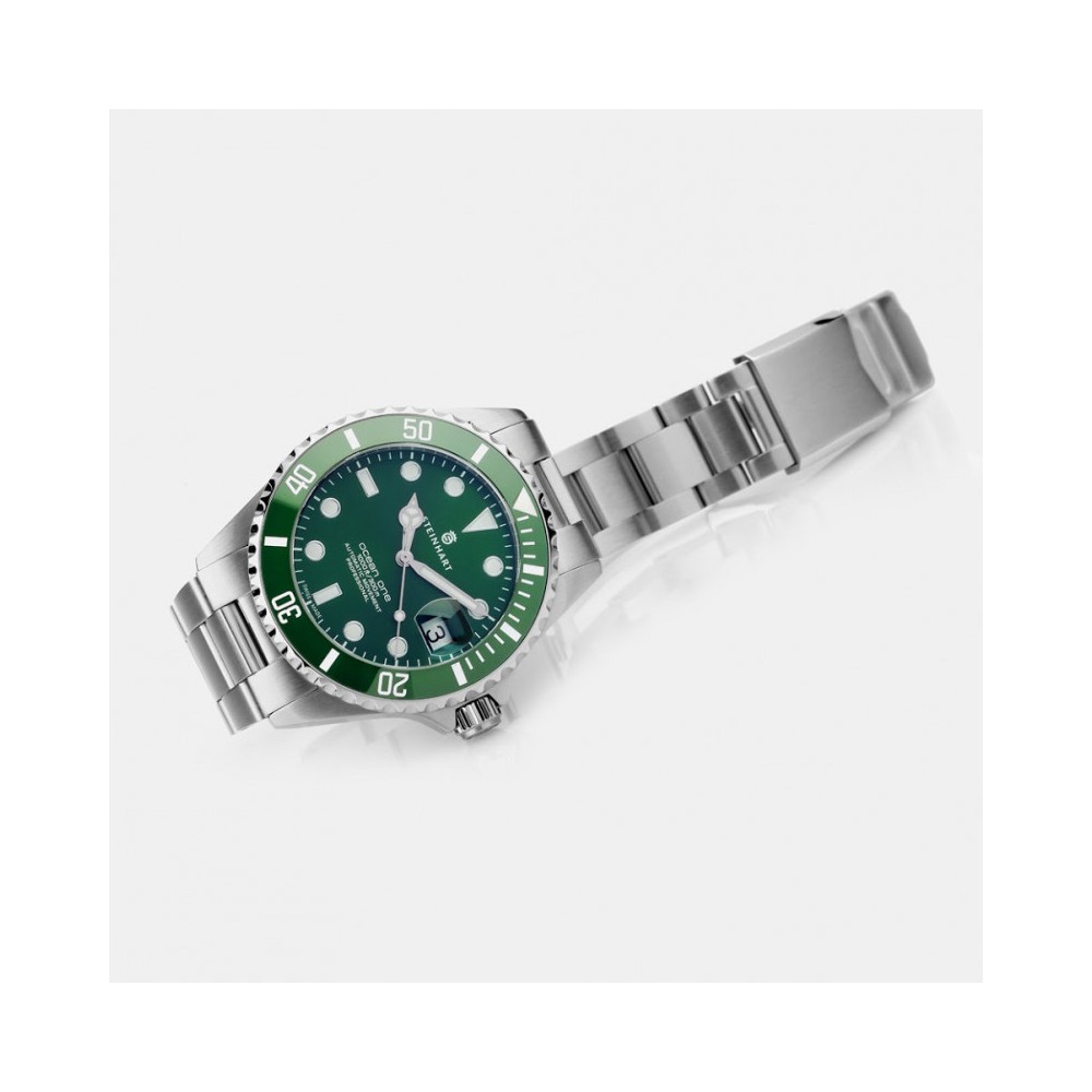 Steinhart Ocean 39 Double-Green Premium Men's Diver Watch WR300m Dial Green 103-1065