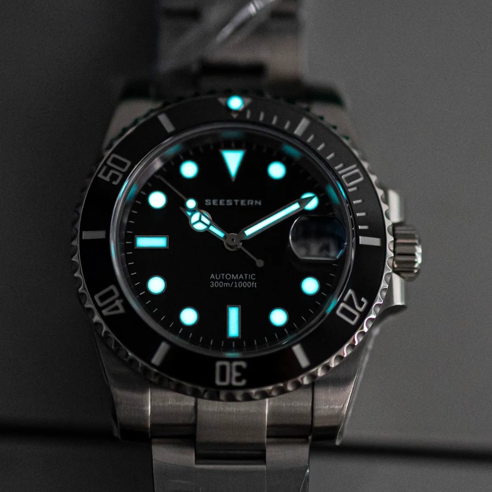 Sugess Sub Hulk Homage 40mm Automatic Seiko NH35A WR200 Men's Diver Watch - Click Image to Close