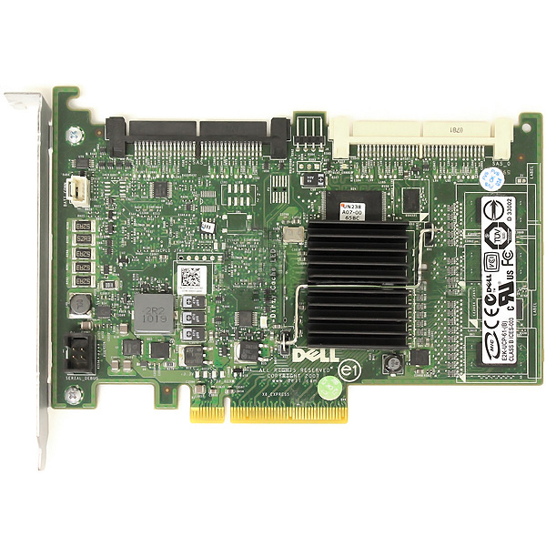 Dell PERC 6i PCIe SCSI SAS RAID Controller T775H with Battery