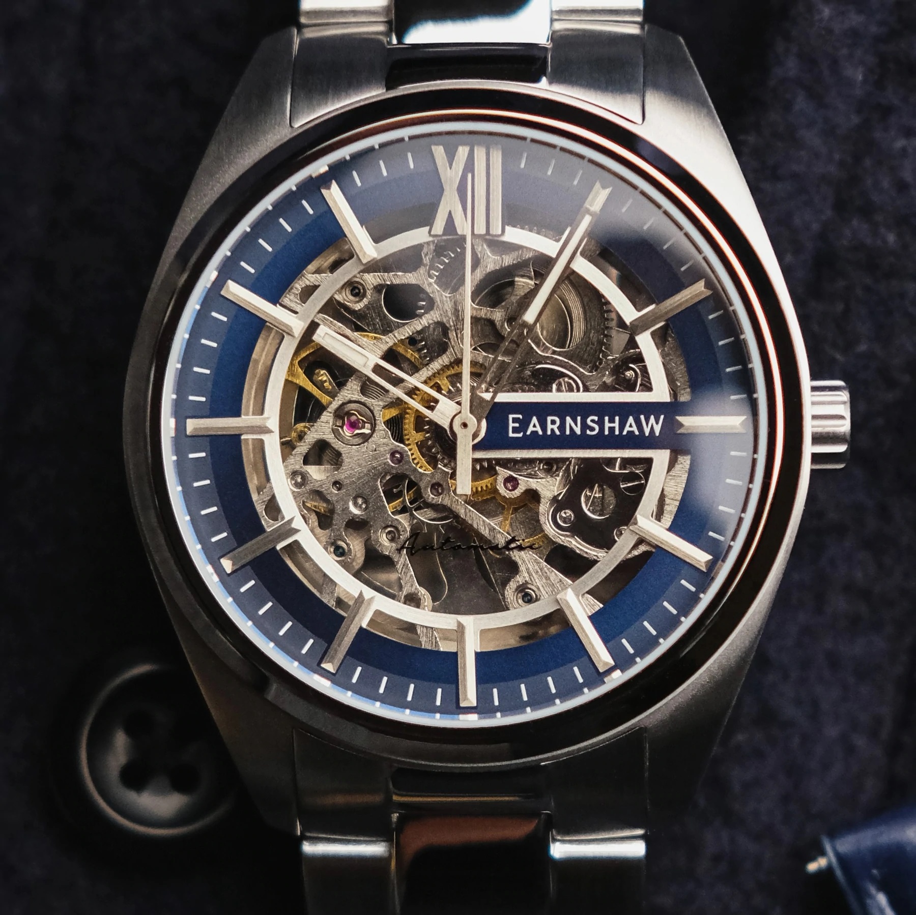 Thomas Earnshaw 43mm Men's Automatic Watch SMEATON ES-8208-22 - Click Image to Close