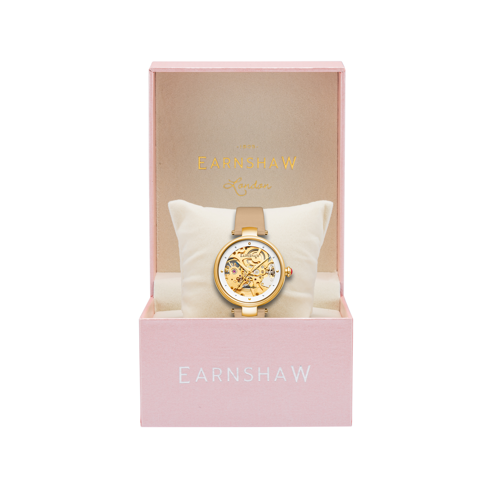Thomas Earnshaw 33mm Women's Automatic Watch CHARLOTTE ES-8159-08 - Click Image to Close