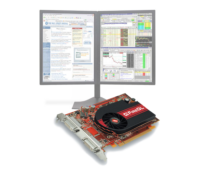 ATI FireGL V3300 PCI-E x16 128MB GDDR2 412831-001 413106-001 - Click Image to Close